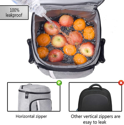 Stay cool with Backpack Cooler Leakproof Insulated Waterproof Backpack Cooler Bag, Lightweight Soft Beach Cooler Backpack for Men Women to Work Lunch Picnics Camping Hiking, 30 Cans