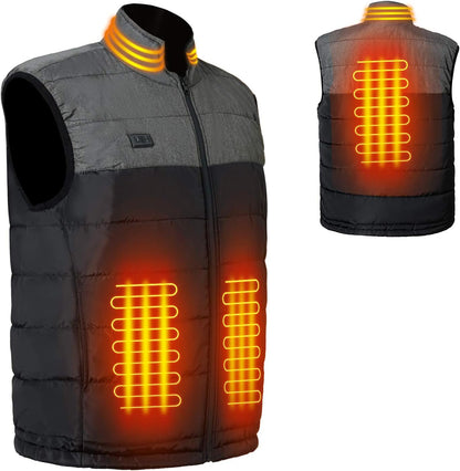 Heated Vest for Men, Mens Heated Vest Outdoor Clothing, Enjoy the cold weather without the cold freeze.