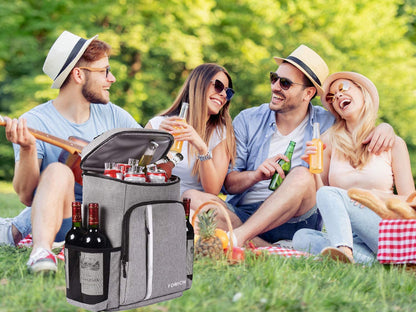 Stay cool with Backpack Cooler Leakproof Insulated Waterproof Backpack Cooler Bag, Lightweight Soft Beach Cooler Backpack for Men Women to Work Lunch Picnics Camping Hiking, 30 Cans
