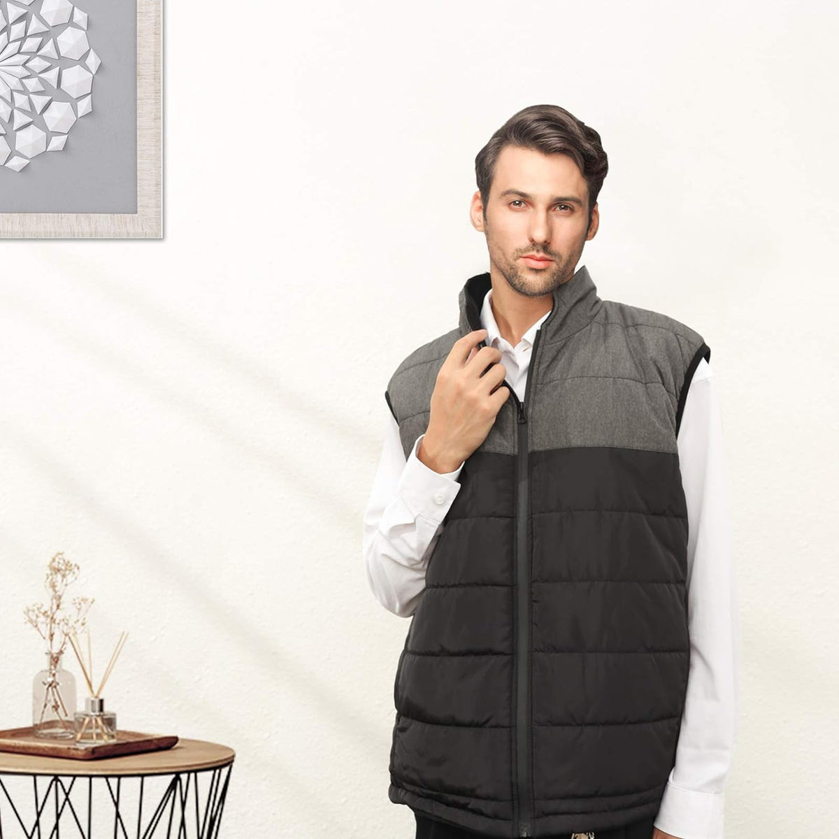 Heated Vest for Men, Mens Heated Vest Outdoor Clothing, Enjoy the cold weather without the cold freeze.